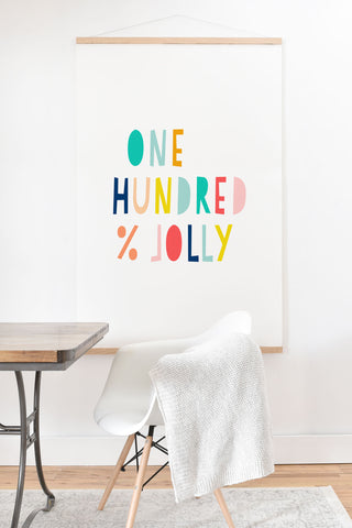 Hello Sayang 100 Percent Jolly Art Print And Hanger