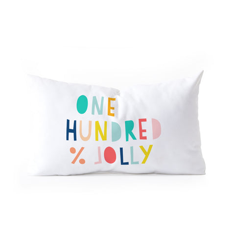 Hello Sayang 100 Percent Jolly Oblong Throw Pillow