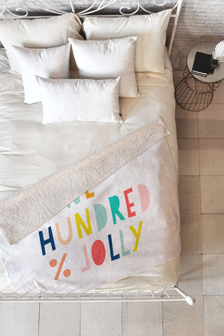Hello Sayang 100 Percent Jolly Fleece Throw Blanket
