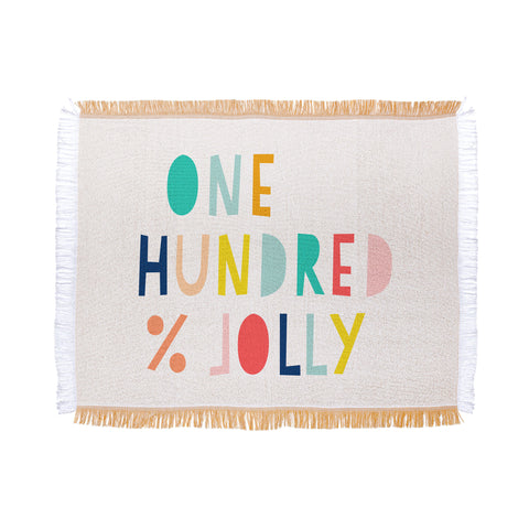 Hello Sayang 100 Percent Jolly Throw Blanket