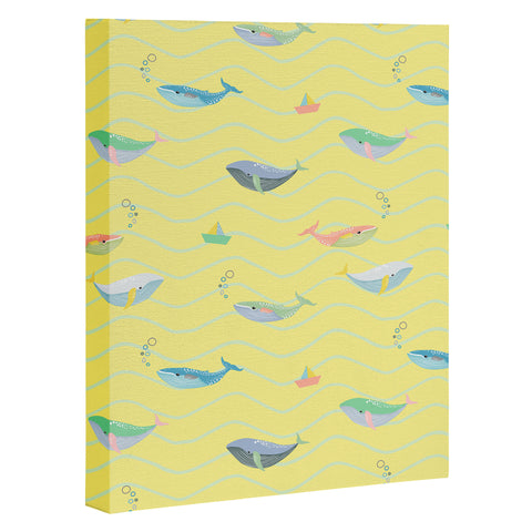 Hello Sayang A Whale Lot of Fun Art Canvas