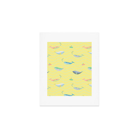 Hello Sayang A Whale Lot of Fun Art Print