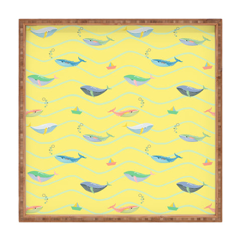 Hello Sayang A Whale Lot of Fun Square Tray
