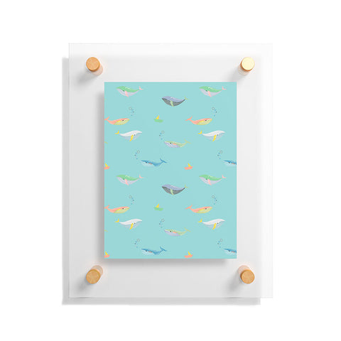 Hello Sayang A Whale of A Time Floating Acrylic Print
