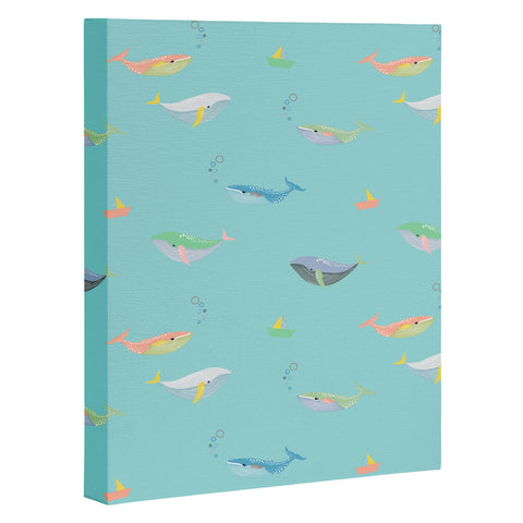 Hello Sayang A Whale of A Time Art Canvas