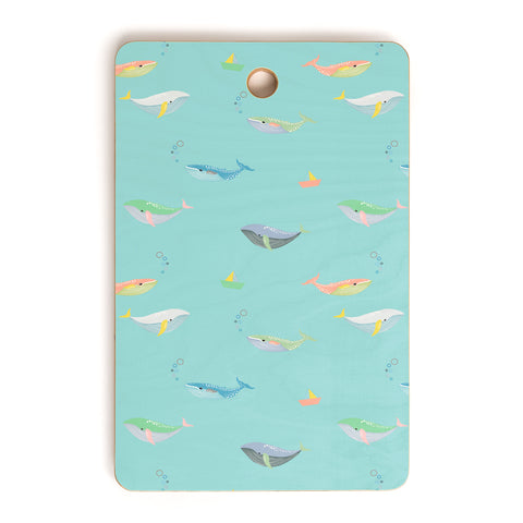 Hello Sayang A Whale of A Time Cutting Board Rectangle