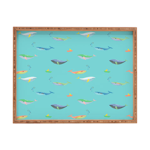Hello Sayang A Whale of A Time Rectangular Tray