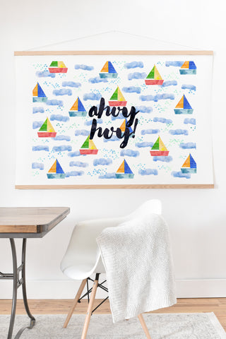 Hello Sayang Ahoy Hoy Art Print And Hanger