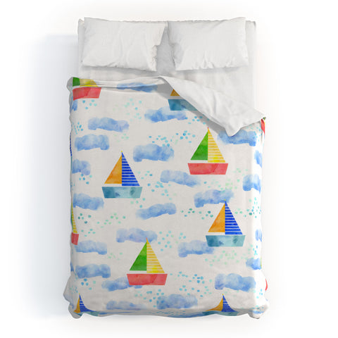 Hello Sayang Ahoy Hoy Duvet Cover
