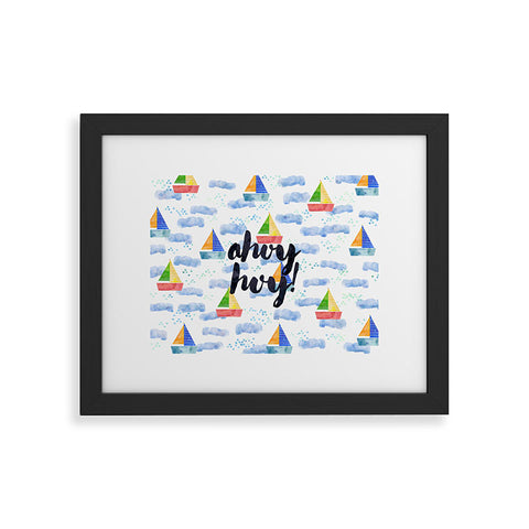 Hello Sayang Ahoy Hoy Framed Art Print