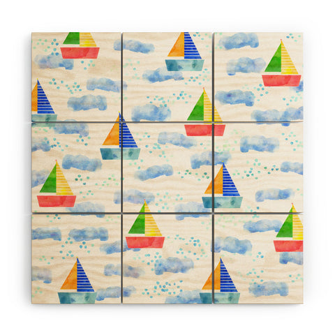 Hello Sayang Ahoy Hoy Wood Wall Mural