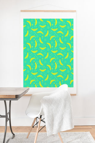 Hello Sayang Bananas Over Bananas Art Print And Hanger