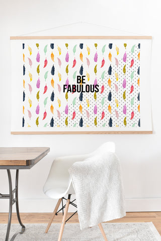 Hello Sayang Be Fabulous Art Print And Hanger