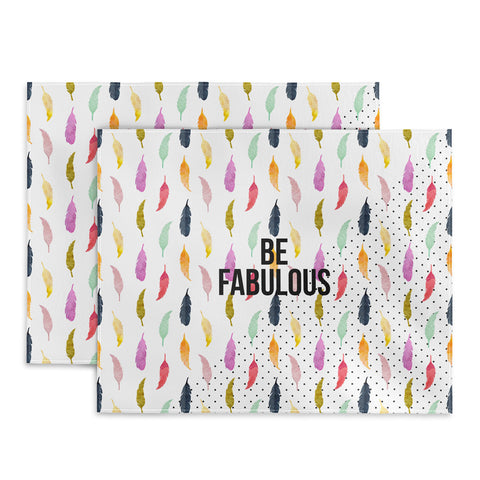 Hello Sayang Be Fabulous Placemat