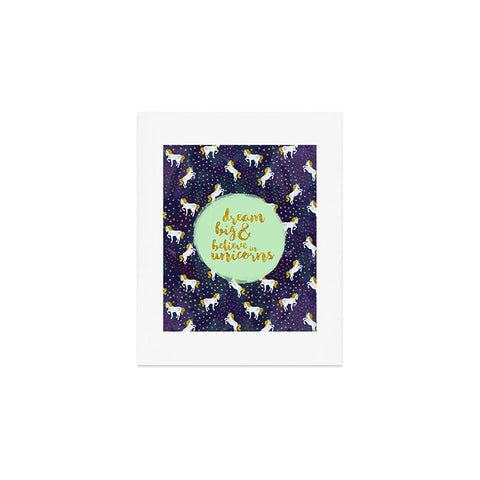 Hello Sayang Believe in Unicorns Art Print