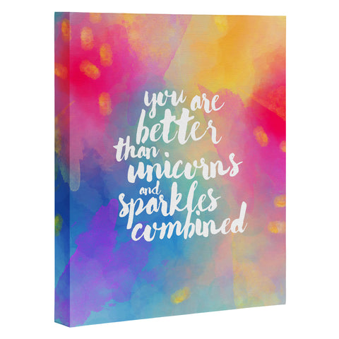 Hello Sayang Better Than Unicorns Art Canvas