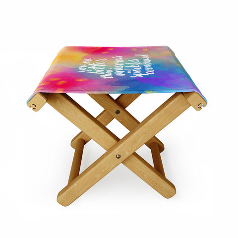 Hello Sayang Better Than Unicorns Folding Stool