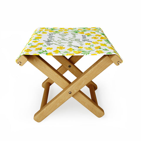 Hello Sayang Bloom with Grace Folding Stool
