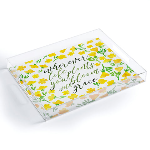 Hello Sayang Bloom with Grace Acrylic Tray