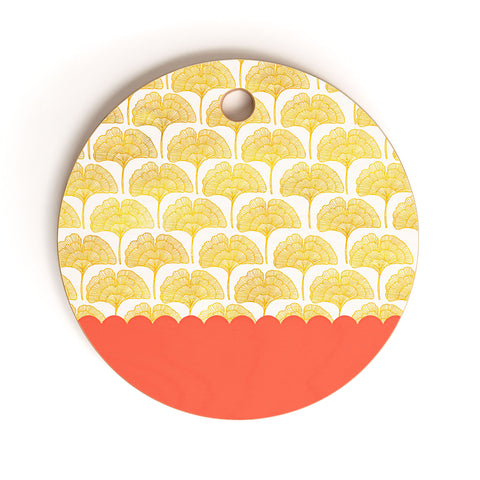 Hello Sayang Botanica Cutting Board Round