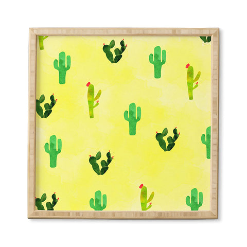 Hello Sayang Cactus Madnessa Framed Wall Art