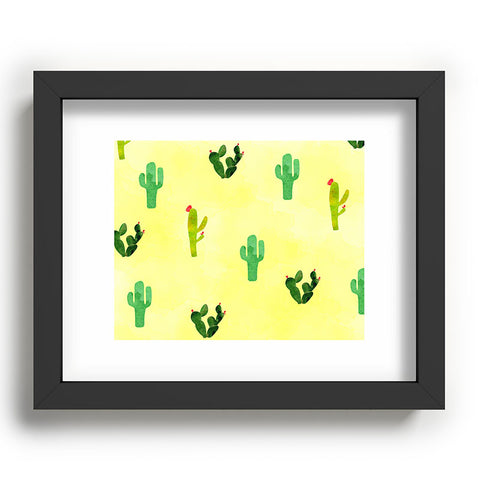 Hello Sayang Cactus Madnessa Recessed Framing Rectangle
