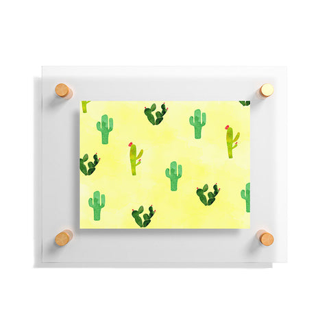 Hello Sayang Cactus Madnessa Floating Acrylic Print
