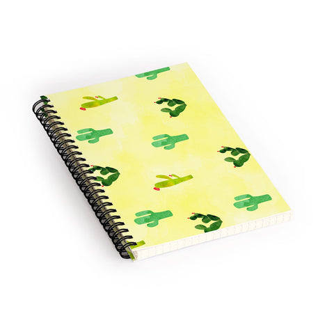 Hello Sayang Cactus Madnessa Spiral Notebook
