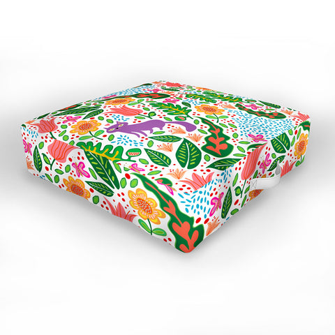 Hello Sayang Cat Day Outdoor Floor Cushion