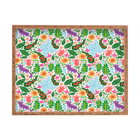 Hello Sayang Cat Day Rectangular Tray