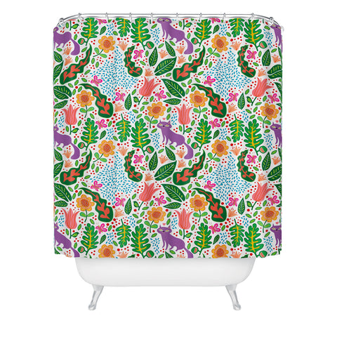 Hello Sayang Cat Day Shower Curtain