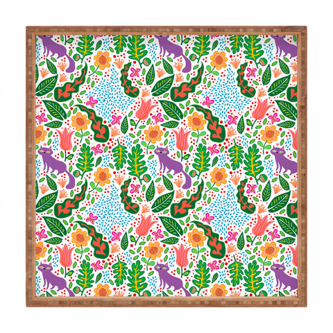 Hello Sayang Cat Day Square Tray