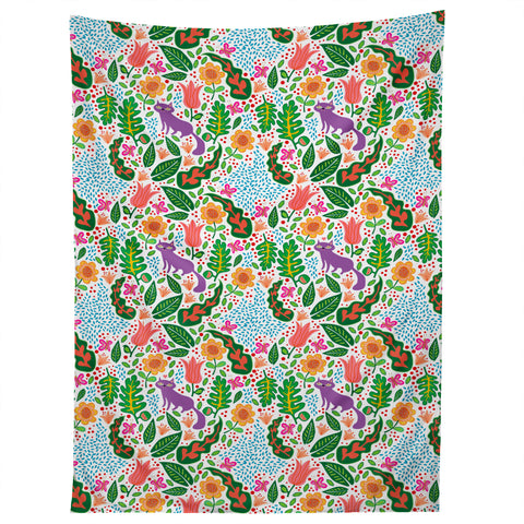 Hello Sayang Cat Day Tapestry