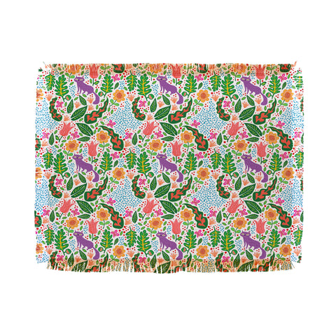 Hello Sayang Cat Day Throw Blanket