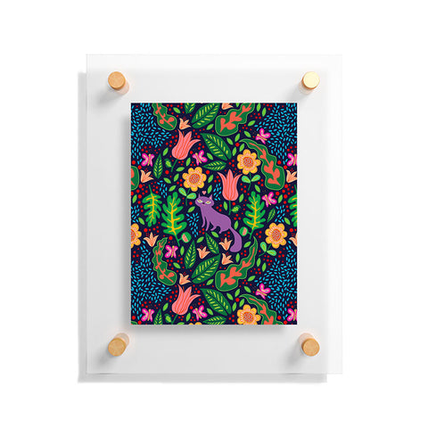 Hello Sayang Cat Night Floating Acrylic Print