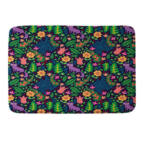 Hello Sayang Cat Night Memory Foam Bath Mat