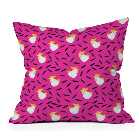 Hello Sayang Chicken Rice Throw Pillow