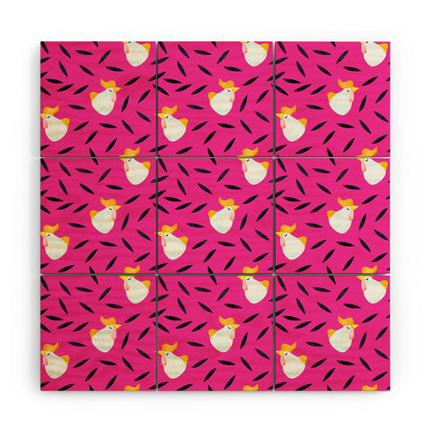 Hello Sayang Chicken Rice Wood Wall Mural