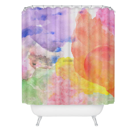 Hello Sayang Come Fly Away Shower Curtain