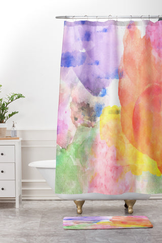 Hello Sayang Come Fly Away Shower Curtain And Mat