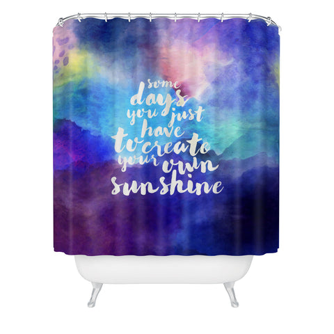 Hello Sayang Create Your Own Sunshine Shower Curtain