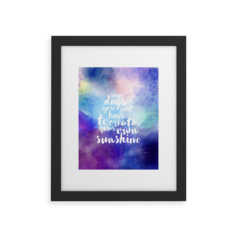 Hello Sayang Create Your Own Sunshine Framed Art Print