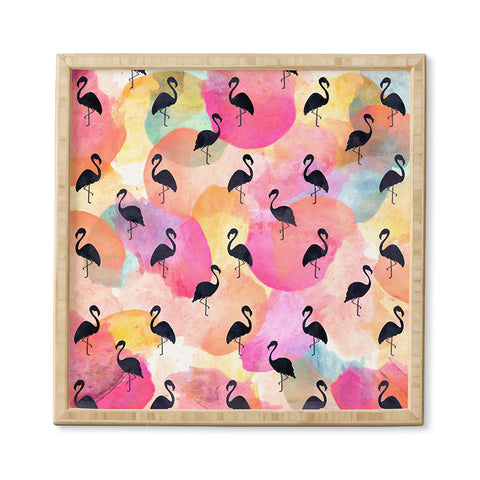 Hello Sayang Dance Like A Flamingo Framed Wall Art