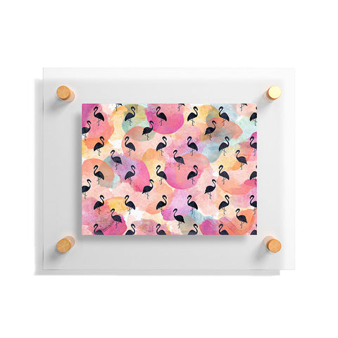 Hello Sayang Dance Like A Flamingo Floating Acrylic Print