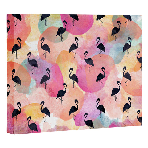 Hello Sayang Dance Like A Flamingo Art Canvas