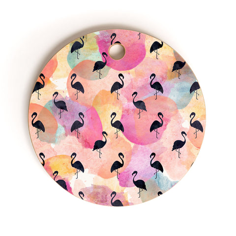 Hello Sayang Dance Like A Flamingo Cutting Board Round