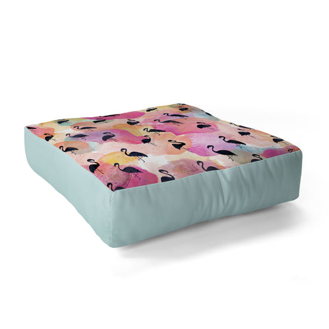 Hello Sayang Dance Like A Flamingo Floor Pillow Square