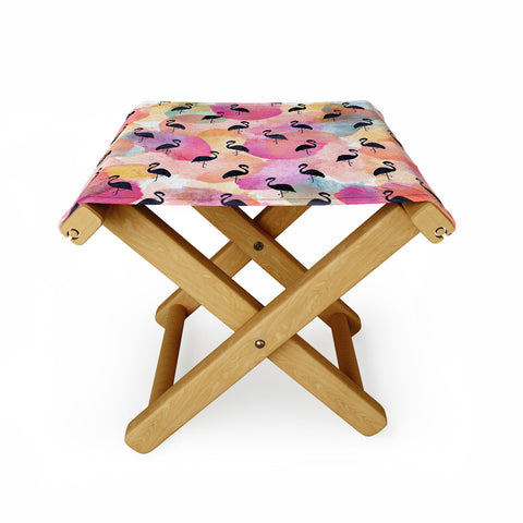 Hello Sayang Dance Like A Flamingo Folding Stool