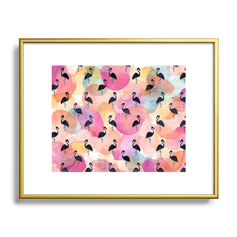Hello Sayang Dance Like A Flamingo Metal Framed Art Print