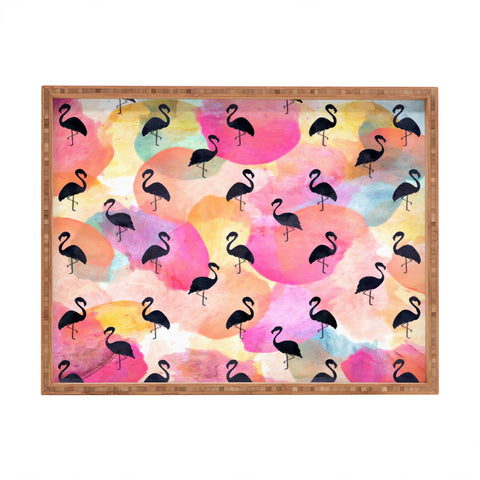 Hello Sayang Dance Like A Flamingo Rectangular Tray